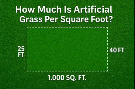How Much Is 1000 Square Feet Of Fake Grass?